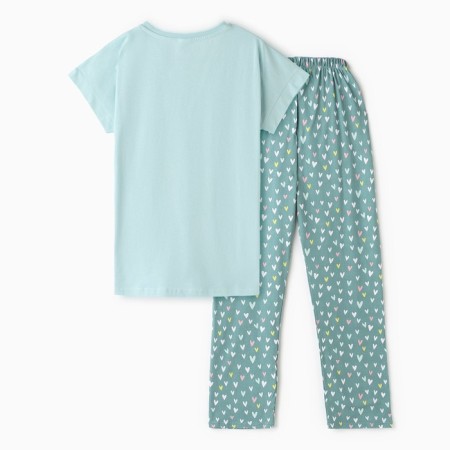 Home female "kittens" (T -shirt/pants), blue color, size 50-12