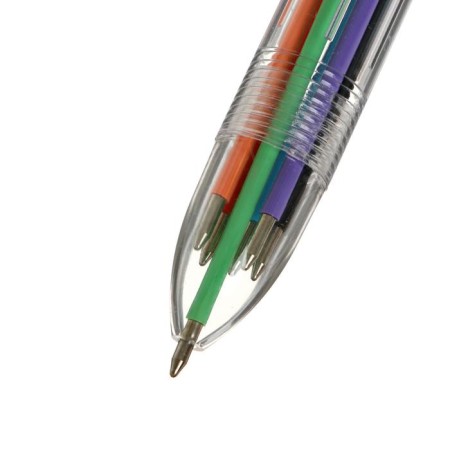 Ballic handle, automatic, 6-colored, transparent body-2