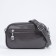 Bag Cross-Bodi with a zipper, gray color