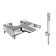 Bath mixer Zipponi Line, 1-crap, chromium color
