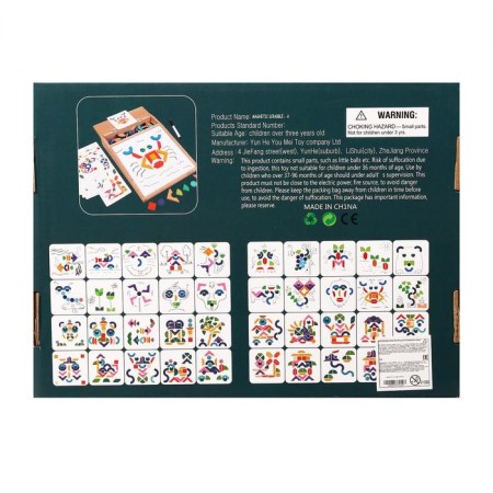 Children's developmental set "Mirage" magnetic designer-3