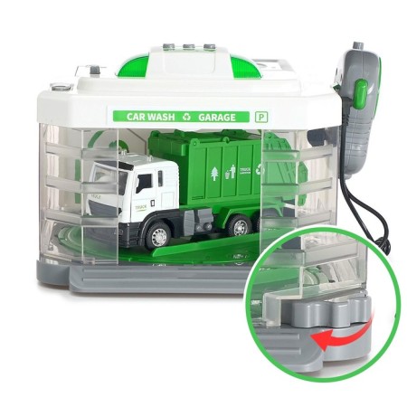 Parking "City Services" with a machine and walkie -talkie, light and sound effects, mix-3