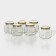 A set of glass jars with a lid, TO-66 mm, 0.2-0.25 l, 6 pcs