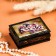 Casket "Flowers", 7.5 × 10 cm, lacquer miniature