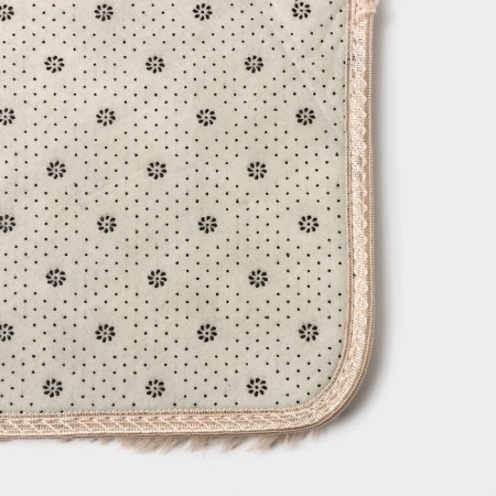 Bath and toilet rug “fluffy”, 40 × 60 cm, beige color-4