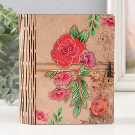 Caste-Kniga "Flowers" 14x12x5 cm