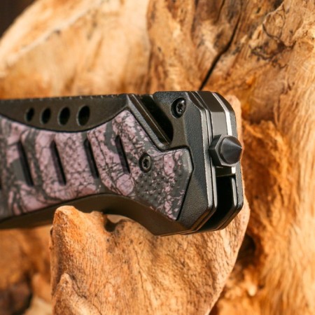 Folding knife stinger, 90 mm, hilt: steel, aluminum, cardboard box-4