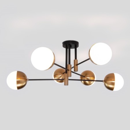 Потолочная люстра в стиле лофт Nuvola, 60Вт, E27, 80x80x33 см-3