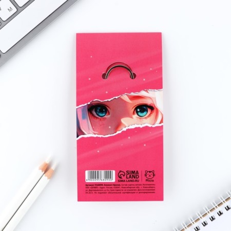 Key a keychain “Anime” notebook, 5.5 x 7.5 cm-7