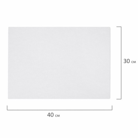 Canvas on cardboard (MDF) cotton 100% 30*40 cm 280g/m2 acrylic soil m/s Brauberg 192186-4