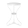 Journal table, 470x470x600, White Muar