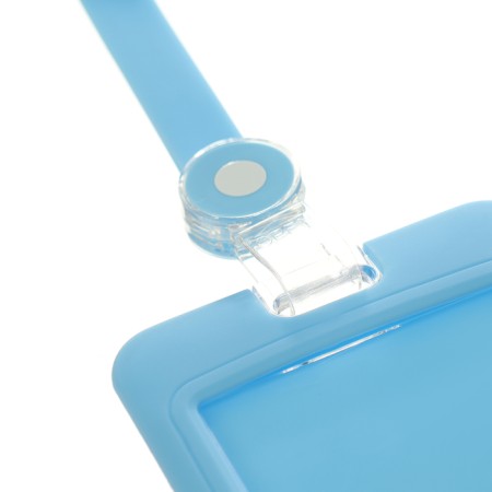 Badge vertical 54 x 85 mm, erichkrause silicone case, silicone tape, mix-4