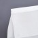 Paper package, with a window, rectangular bottom, white, 22 x 11 x 28 cm