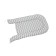 Nest, size 54x90 cm, gray color, zigzag print