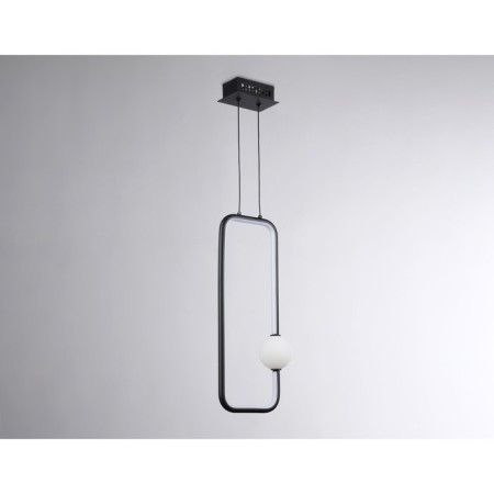 LED LED suspension Ambrella Light, Linetech, FL66363, LED, 19 W, 1425LUM, 4200K, black color, white matte-2
