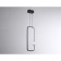 LED LED suspension Ambrella Light, Linetech, FL66363, LED, 19 W, 1425LUM, 4200K, black color, white matte
