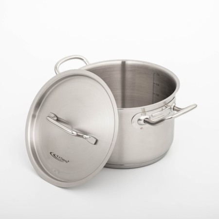 Poster "General catering", 3 l, d = 18 cm, h = 12 cm, metal cover, induction, with a heat distribution layer-1