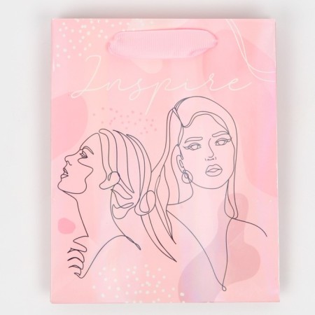 Gift Package Laminated, packaging, “inspiration”, rainbow holography, S 12 x 15 x 5.5 cm-5