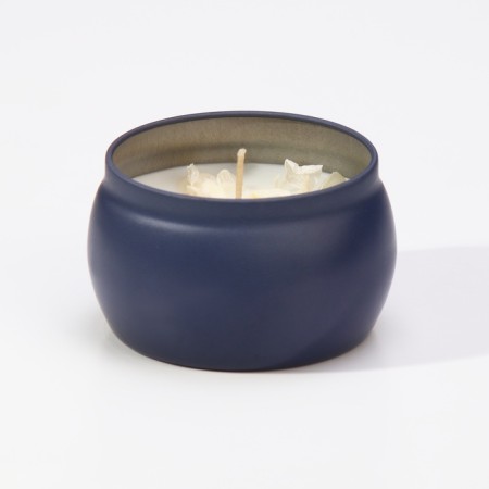 Aromatic candle made of soy wax with dry flowing "Garnish" 4.5x6 cm, 80 g-7