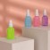 A bottle for storage, with a spray, 50 ml, white/mix color