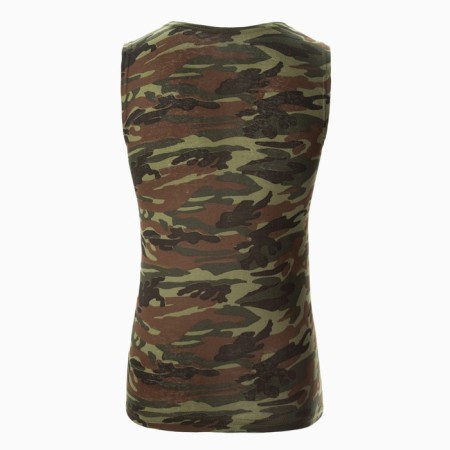 T -shirt male, khaki color/camouflage, size 48-6