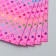 Foamiran "Golden stars on bright pink" 2 mm format A4 set of 5 sheets