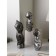 Set of figures "Woman Warrior", polystone, 42 cm, silver color