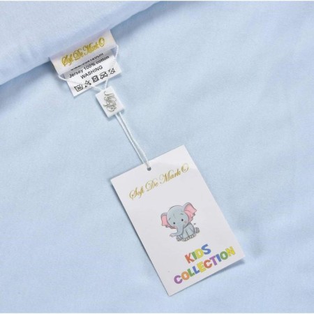 Blanket "Elephant", size 90x120 cm, blue color-2