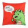 Pillowcase decorative Ethel "Where are the gifts?" 40x40 cm, 100 polyester, velor