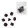A set of cubes for D&D (Dungeons and Dragons, DND) "Game time", Series: D&D, 7 pcs, gray