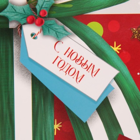 Package Gift "Gift", 25 x 26 x 10 cm, New Year-4