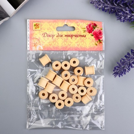 Decor for creativity tree "Coil" (set 25 pcs) 1x1 cm-3
