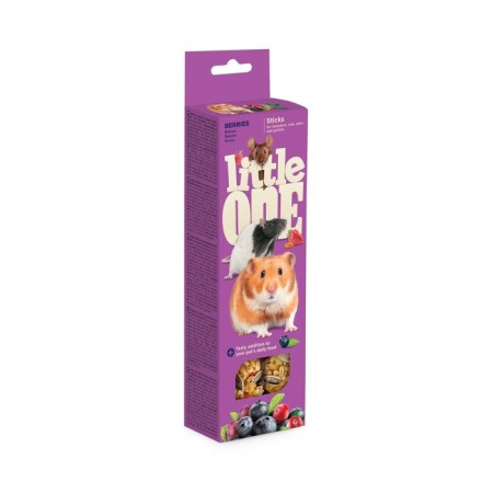 Little One sticks for hamsters with berries, 2 x 60 g