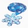 Suspension - spiral "snowflake", 16 x 30 cm