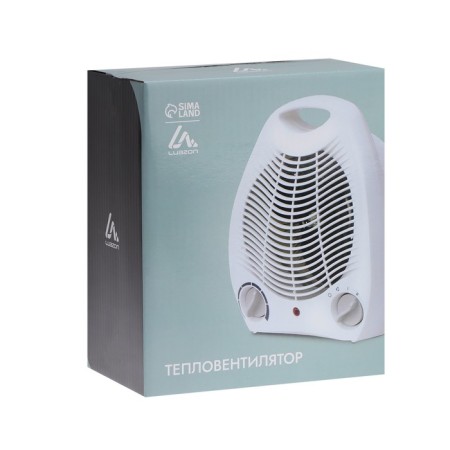 Luazon LTO-03 heating venture, spiral, floor, 1000/2000 W, 2 modes, white-4