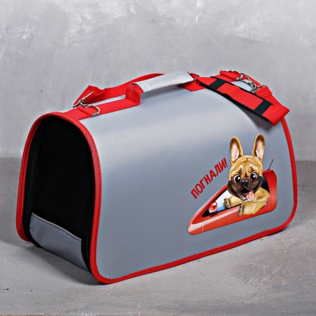Bag - folding folding, frame "drove!" 45x27x20 cm-3