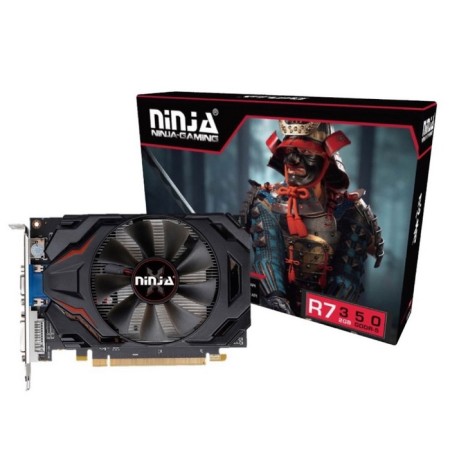 Video card Ninja R7 350, 2GB, 128BIT, GDDR5, DVI, HDMI, HDCP