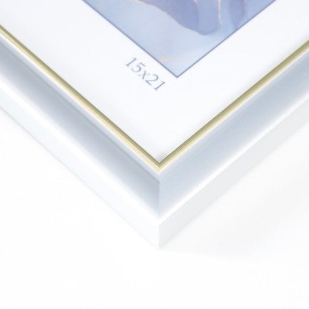 Photo frame Plastic "Office 8" 15x21 cm, silver-3