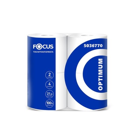Focus Optimum toilet paper, 2 layers, 4 rolls