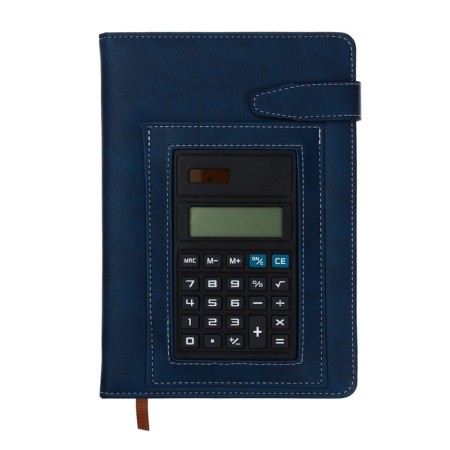 The diary is low, the PVC cover, A5, 140 sheets in the cage, with a rally, with a calculator, mix-1