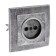 Rosette "Elect" RS 16-131-hour, 16 A, 250 V, single, hidden, without salary, black under silver