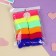 Hair elastic band "Tm -Mahrushka" (set 12 pcs) maxi, 4 cm, mix