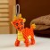 Soft toy "Dragon" on the suspension, 13 cm, color orange color