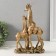 Polystone souvenir "Giraffe with cub" 27x7.5x18 cm