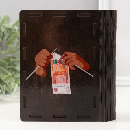 Pig a piggy bank "make money" 14x12x5 cm-6