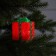 LED figure "Red Gift" 8 cm, plastic, batteries AG13x3, glow of multi (RGB)