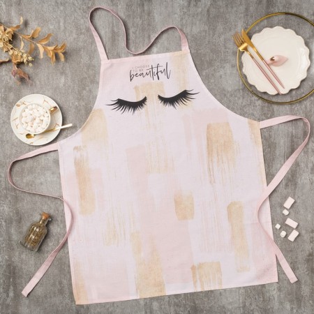 Apron Ethel Hello Beautiful 70x60 cm, 100% cotton, sarzha 190 g/m2