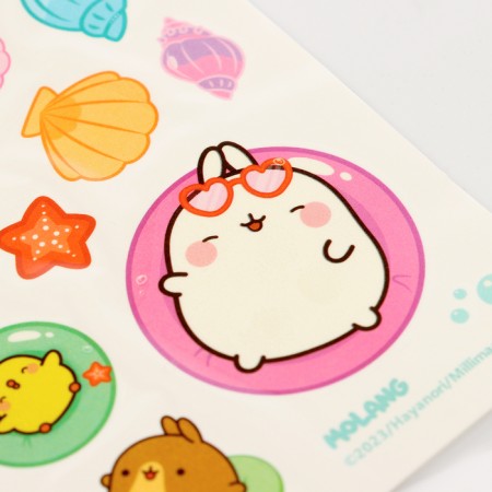 Set for decorating "Cute stickers and tattoos" blue-4