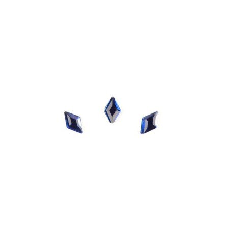 Rhinestones for nail design TNL "Romb Small", blue, 10 pcs