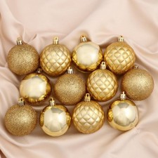 Set of balls plastic D-6 cm, 12 pcs 
